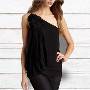 BCBG MAXAZRIA one shoulder top